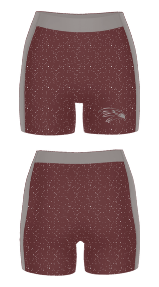 Women's Compression Shorts, Independence High School Cheer, Cheer, Teamtime, Team time, sublimation, custom sports apparel, team uniforms, spirit wear, spiritwear, sports uniforms, custom shirts, team store, custom team store, fundraiser sports, apparel fundraiser