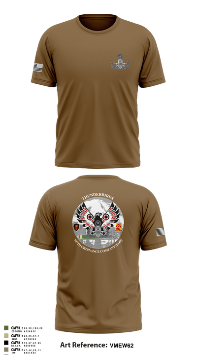 707th OD CO (EOD) 59109694 Short Sleeve Performance Shirt - 10