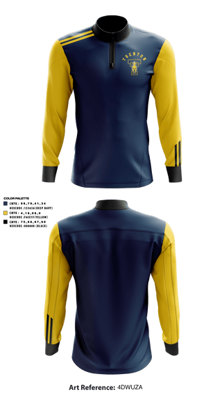 Quarter Zip Jacket, Trenton high school wrestling, Wrestling, Teamtime, Team time, sublimation, custom sports apparel, team uniforms, spirit wear, spiritwear, sports uniforms, custom shirts, team store, custom team store, fundraiser sports, apparel fundraiser