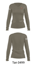 Battle Belugas 8055824 Women's Long Sleeve V-neck Shirt - 40