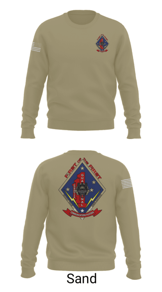 Crew Neck Sweatshirt, , Marines, Teamtime, Team time, sublimation, custom sports apparel, team uniforms, spirit wear, spiritwear, sports uniforms, custom shirts, team store, custom team store, fundraiser sports, apparel fundraiser
