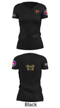 142 FA BDE Warrants 90151775 Women's Short Sleeve V-neck Shirt - 21