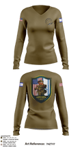13th Missile Defense Battery 67217504 Women's Long Sleeve V-neck Shirt - 5