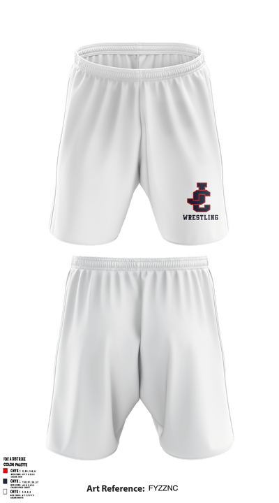 Jefferson County High School Wrestling 39623353 Athletic Shorts With Pockets - 28