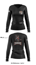 541st Outlaws: Gunslingers 51318466 Women's Long Sleeve V-neck Shirt - 1