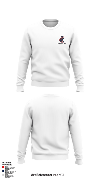 Crew Neck Sweatshirt, Jefferson County High School Wrestling, Wrestling, Teamtime, Team time, sublimation, custom sports apparel, team uniforms, spirit wear, spiritwear, sports uniforms, custom shirts, team store, custom team store, fundraiser sports, apparel fundraiser
