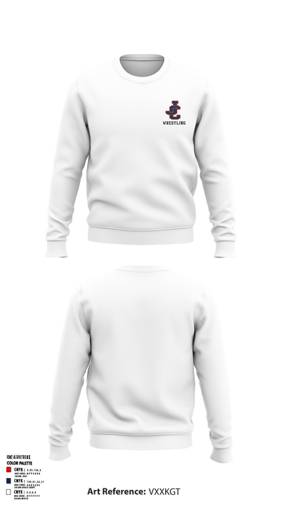 Jefferson County High School Wrestling 39623353 Crew Neck Sweatshirt - 28