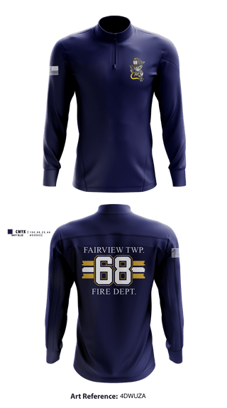 Quarter Zip Jacket, , Fire Department, Teamtime, Team time, sublimation, custom sports apparel, team uniforms, spirit wear, spiritwear, sports uniforms, custom shirts, team store, custom team store, fundraiser sports, apparel fundraiser