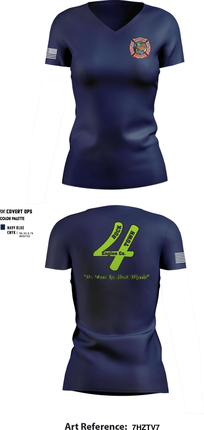 Engine 4 37157060 Women's Short Sleeve V-neck Shirt - 6