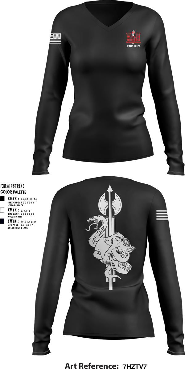Women's Long Sleeve Vneck Shirt, 716, Army, Teamtime, Team time, sublimation, custom sports apparel, team uniforms, spirit wear, spiritwear, sports uniforms, custom shirts, team store, custom team store, fundraiser sports, apparel fundraiser