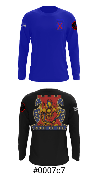 2nd battalion 14th infantry regiment 17334538 Long Sleeve Performance Shirt - 13