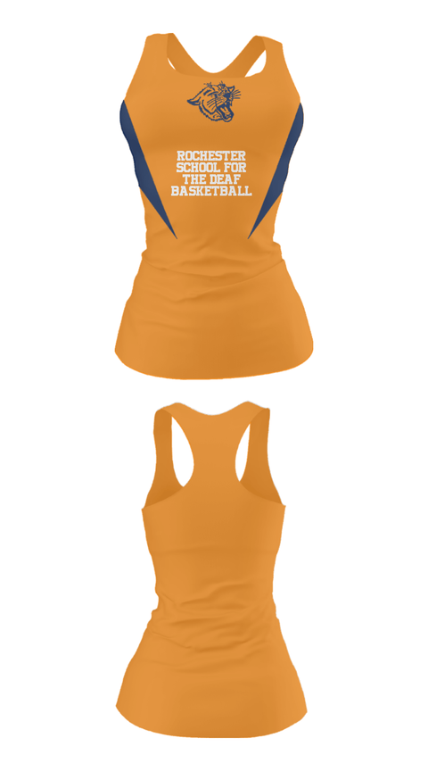 Tank Top, Rochester School For The Deaf Basketball, Men's Basketball, Teamtime, Team time, sublimation, custom sports apparel, team uniforms, spirit wear, spiritwear, sports uniforms, custom shirts, team store, custom team store, fundraiser sports, apparel fundraiser