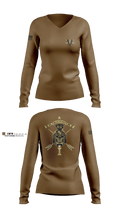 HHC, GSB, 5SFG 78234570 Women's Long Sleeve V-neck Shirt - 2