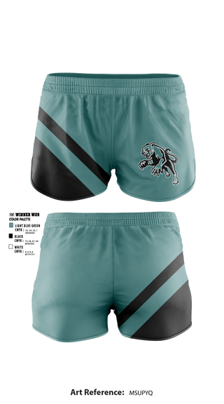 Women's Shorts, Muchin College Prep, Spirit Store, Teamtime, Team time, sublimation, custom sports apparel, team uniforms, spirit wear, spiritwear, sports uniforms, custom shirts, team store, custom team store, fundraiser sports, apparel fundraiser