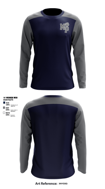 Moss Point Athletics 65498589 Long Sleeve Performance Shirt - 4