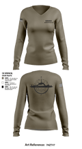 USNS Arrowhead 78431664 Women's Long Sleeve V-neck Shirt - 4