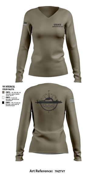 Women's Long Sleeve Vneck Shirt, , Navy, Teamtime, Team time, sublimation, custom sports apparel, team uniforms, spirit wear, spiritwear, sports uniforms, custom shirts, team store, custom team store, fundraiser sports, apparel fundraiser