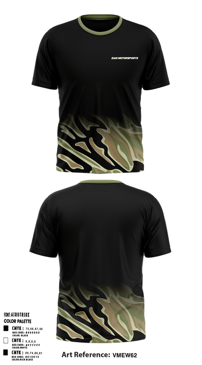 2AM motorsports 27096768 Short Sleeve Performance Shirt - 1