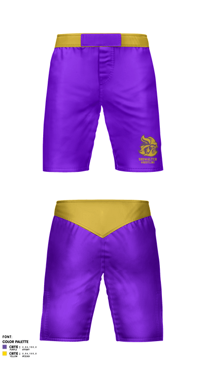 Showalter Middle School Wrestling 32132002 Fight Shorts - 1
