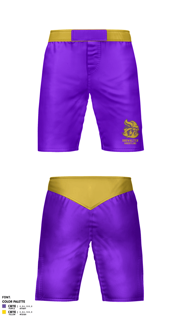 Fight Shorts, Showalter Middle School Wrestling, Wrestling, Teamtime, Team time, sublimation, custom sports apparel, team uniforms, spirit wear, spiritwear, sports uniforms, custom shirts, team store, custom team store, fundraiser sports, apparel fundraiser