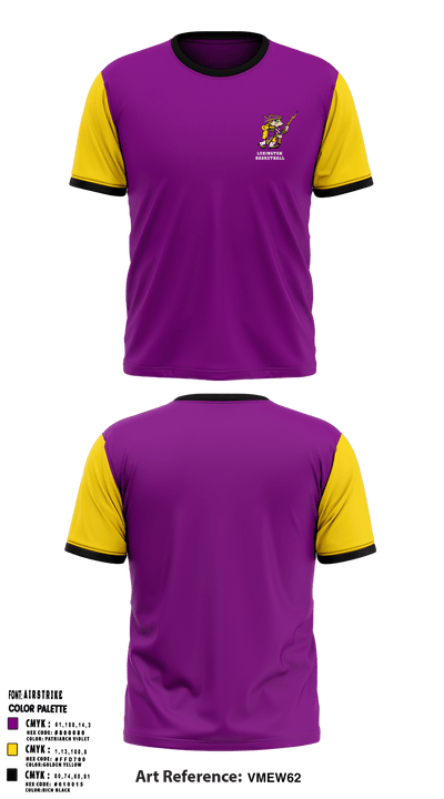 Lexington High School Basketball 47026889 Short Sleeve Performance Shirt - 3