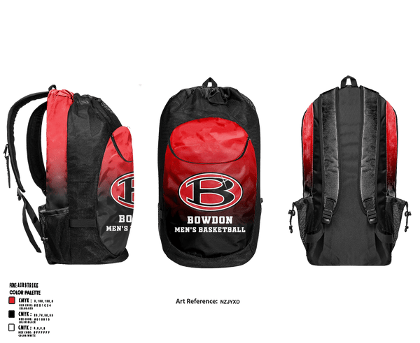 Gear Bag, Bowdon High School Basketball, Men's Basketball, Teamtime, Team time, sublimation, custom sports apparel, team uniforms, spirit wear, spiritwear, sports uniforms, custom shirts, team store, custom team store, fundraiser sports, apparel fundraiser