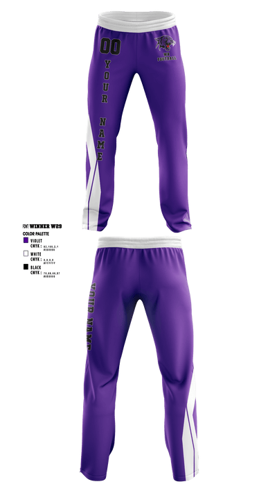 Wind River High School Football 32894452 Sweatpants - 6
