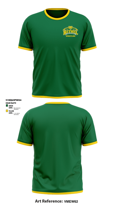 Bethel High School 30523815 Short Sleeve Performance Shirt - 1