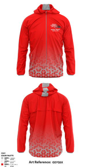 Windbreaker, South Pointe High School Wrestling, Wrestling, Teamtime, Team time, sublimation, custom sports apparel, team uniforms, spirit wear, spiritwear, sports uniforms, custom shirts, team store, custom team store, fundraiser sports, apparel fundraiser