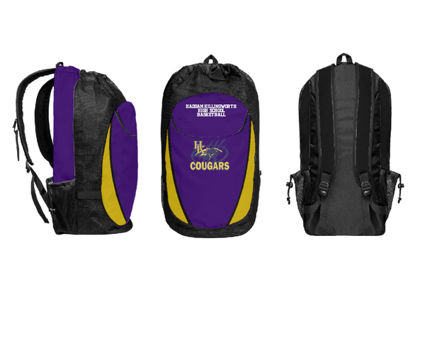 Gear Bag, Haddam-Killingworth High School Basketball, Women's Basketball, Teamtime, Team time, sublimation, custom sports apparel, team uniforms, spirit wear, spiritwear, sports uniforms, custom shirts, team store, custom team store, fundraiser sports, apparel fundraiser