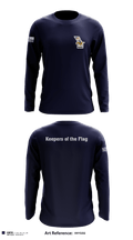 B-2 Patriots 17265313 Long Sleeve Performance Shirt - 3