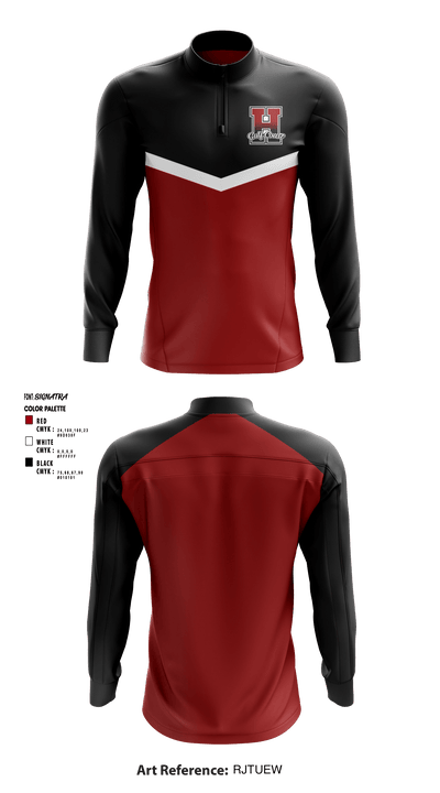 Gulf Coast Heat Cheer 61214724 Quarter Zip Jacket - 1