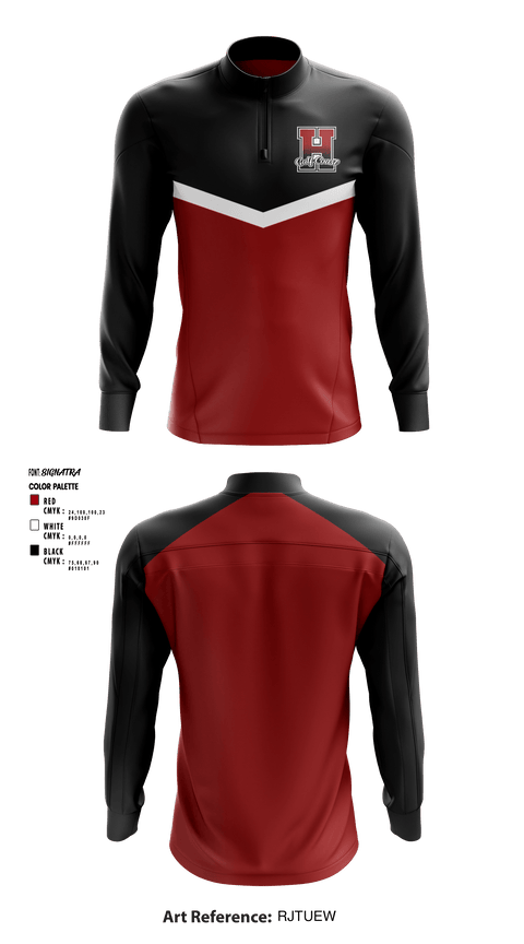 Quarter Zip Jacket, Gulf Coast Heat Cheer, Cheer, Teamtime, Team time, sublimation, custom sports apparel, team uniforms, spirit wear, spiritwear, sports uniforms, custom shirts, team store, custom team store, fundraiser sports, apparel fundraiser