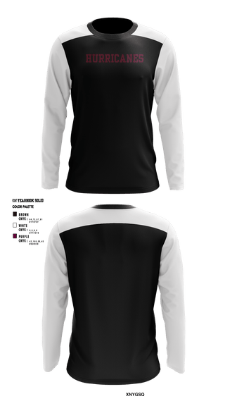 Long Sleeve Shooting Shirt, Hurricanes, Men's Basketball, Teamtime, Team time, sublimation, custom sports apparel, team uniforms, spirit wear, spiritwear, sports uniforms, custom shirts, team store, custom team store, fundraiser sports, apparel fundraiser