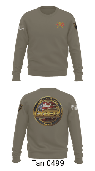 Crew Neck Sweatshirt, , Army, Teamtime, Team time, sublimation, custom sports apparel, team uniforms, spirit wear, spiritwear, sports uniforms, custom shirts, team store, custom team store, fundraiser sports, apparel fundraiser
