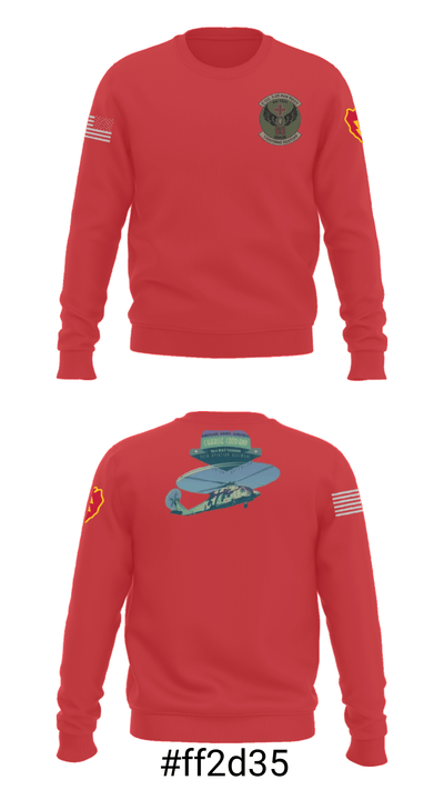 C CO 3-25 Dustoff 93146032 Crew Neck Sweatshirt - 7