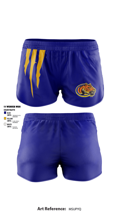 Women's Shorts, Clewiston Middle School, Spirit Store, Teamtime, Team time, sublimation, custom sports apparel, team uniforms, spirit wear, spiritwear, sports uniforms, custom shirts, team store, custom team store, fundraiser sports, apparel fundraiser