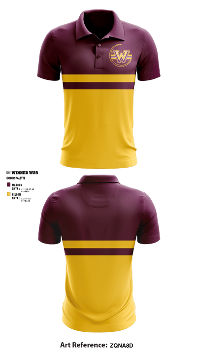 Windsor Middle School 97060189 Short Sleeve Performance Polo - 1