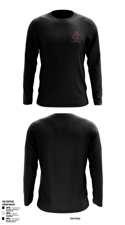 Jefferson County High School Wrestling 39623353 Long Sleeve Performance Shirt - 26