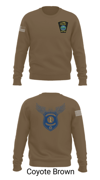Crew Neck Sweatshirt, , Police, Teamtime, Team time, sublimation, custom sports apparel, team uniforms, spirit wear, spiritwear, sports uniforms, custom shirts, team store, custom team store, fundraiser sports, apparel fundraiser