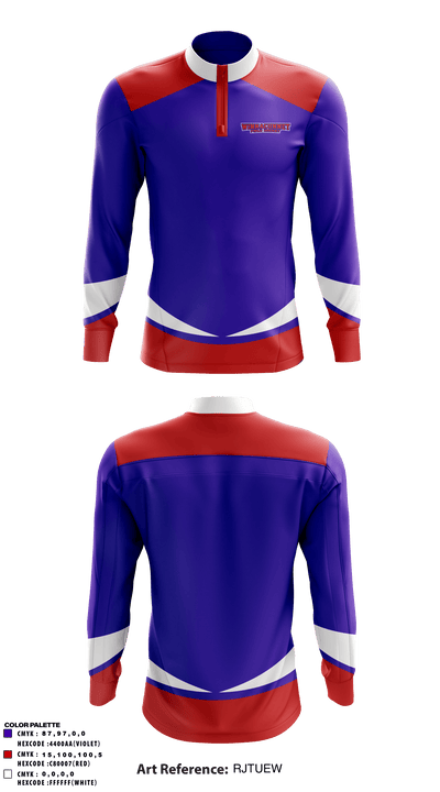 Winnacunnet High School Field Hockey 35507087 Quarter Zip Jacket - 1