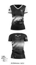SUDT GAMING 91293012 Women's Short Sleeve V-neck Shirt - 1
