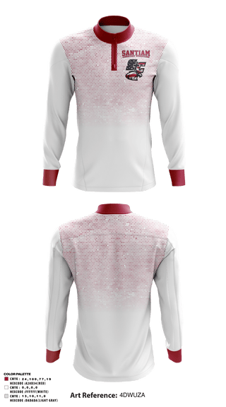 Quarter Zip Jacket, Santiam Christian School Wrestling, Wrestling, Teamtime, Team time, sublimation, custom sports apparel, team uniforms, spirit wear, spiritwear, sports uniforms, custom shirts, team store, custom team store, fundraiser sports, apparel fundraiser