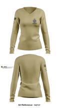 59th Quartermaster 16282203 Women's Long Sleeve V-neck Shirt - 9