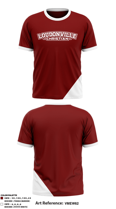 Loudonville Christian Middle School 37060870 Short Sleeve Performance Shirt - 1