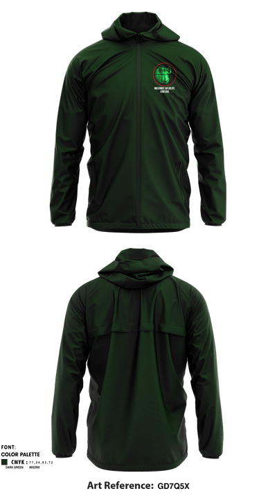 SOUTH CAROLINA NUISANCE WILD LIFE CONTROL 43488965 Windbreaker - 1