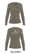 USCP Motor Unit 10127090 Women's Long Sleeve V-neck Shirt - 39