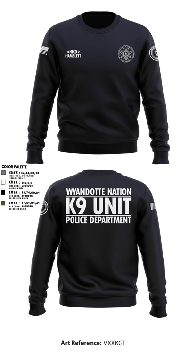 K9 Unit 27578074 Crew Neck Sweatshirt - 9
