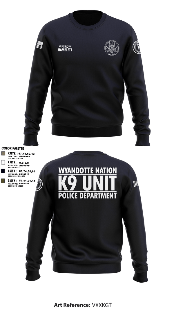 Crew Neck Sweatshirt, , Police, Teamtime, Team time, sublimation, custom sports apparel, team uniforms, spirit wear, spiritwear, sports uniforms, custom shirts, team store, custom team store, fundraiser sports, apparel fundraiser