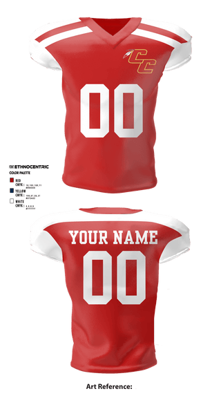 Football Jersey, Copperas Chiefs, Football, Teamtime, Team time, sublimation, custom sports apparel, team uniforms, spirit wear, spiritwear, sports uniforms, custom shirts, team store, custom team store, fundraiser sports, apparel fundraiser